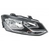 Reflektor P (halogen, H7/H7/W5W/WY21W, elektryczny, z silnikiem, kolor wkładu: chromowany, kolor kierunkowskazu: pomarańczowy)