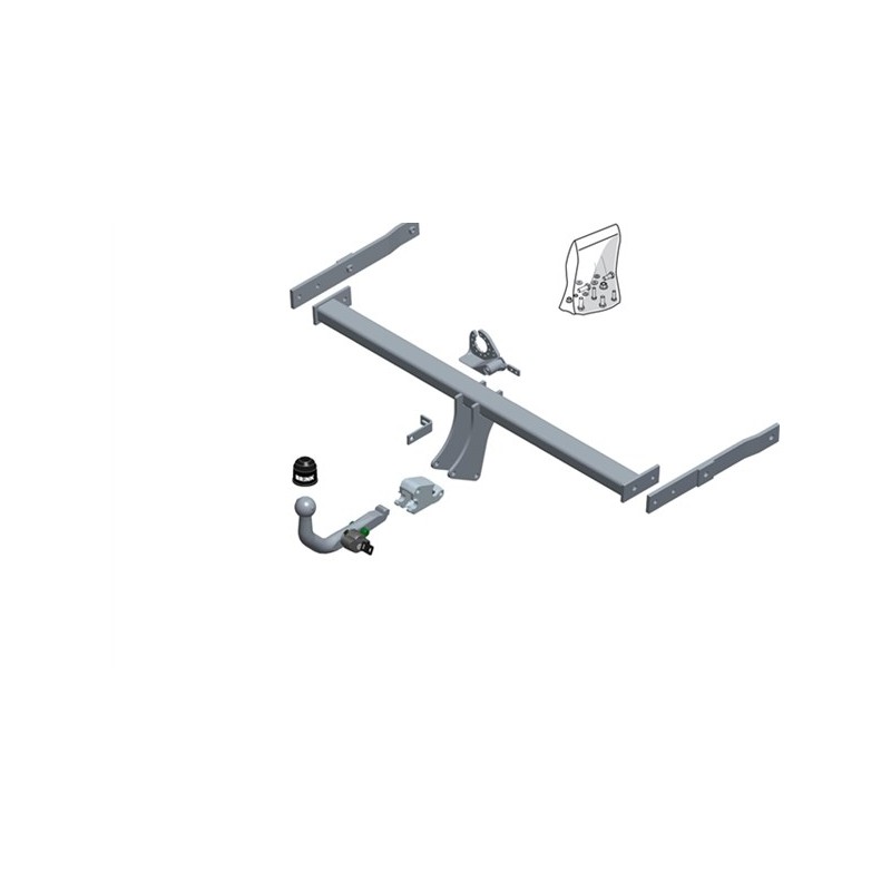 HAK HOLOWNICZY TOYOTA HILUX VIII PICK-UP (_N1_) 15-