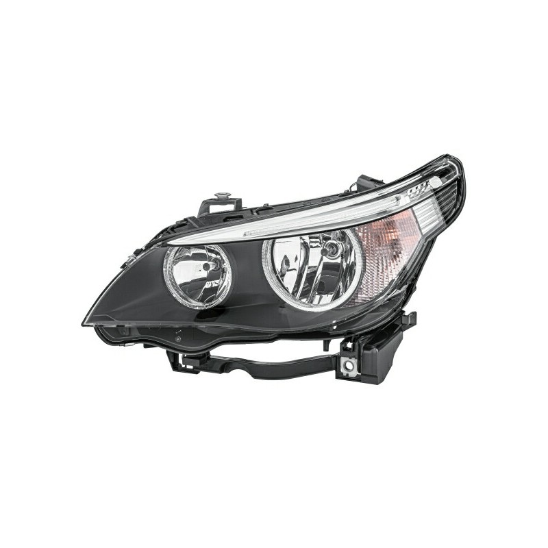 Reflektor L (halogen, H7/H7/PY21W/W5W, elektryczny, z silnikiem, kolor wkładu: chromowany, kolor kierunkowskazu: biały) pasuje
