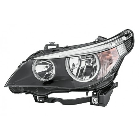Reflektor L (halogen, H7/H7/PY21W/W5W, elektryczny, z silnikiem, kolor wkładu: chromowany, kolor kierunkowskazu: biały) pasuje