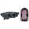 Reflektor L (halogen, H15/H7/PY21W/W5W, elektryczny, z silnikiem, kolor wkładu: chromowany, kolor kierunkowskazu: pomarańczowy