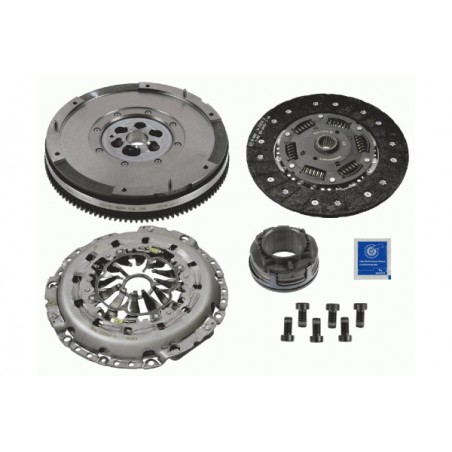 Zestaw sprzęgła z kołem dwum. i łożyskiem wyc. (240mm) pasuje do: AUDI A4 B6, A6 C5  VW PASSAT B5.5 1.9D 11.00-05.05