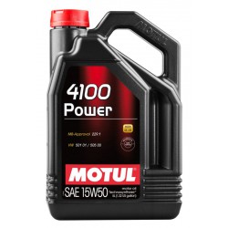 OLEJ MOTUL 15W50 5L 4100 POWER / 229.1 / 501.01 505.00