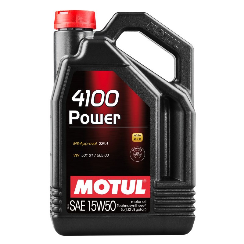 OLEJ MOTUL 15W50 5L 4100 POWER / 229.1 / 501.01 505.00