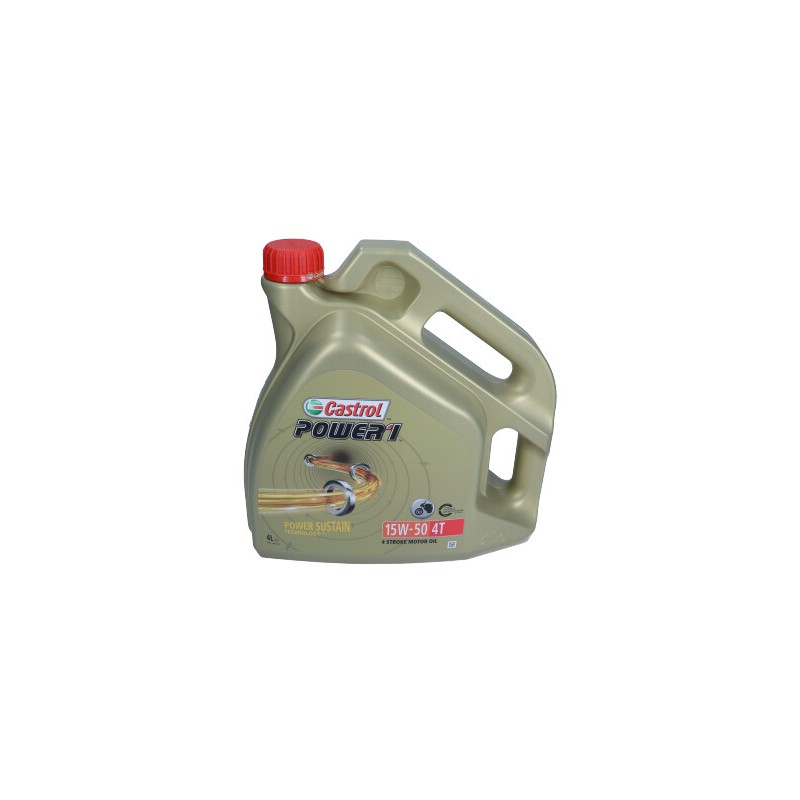 OLEJ CASTROL 15W50 4L POWER 1 4T PÓŁSYNT. / MOTOCYKLE
