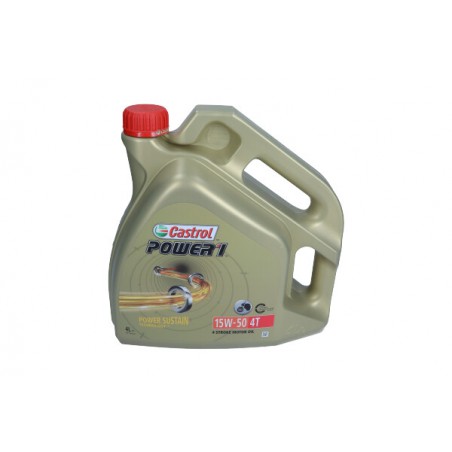 OLEJ CASTROL 15W50 4L POWER 1 4T PÓŁSYNT. / MOTOCYKLE