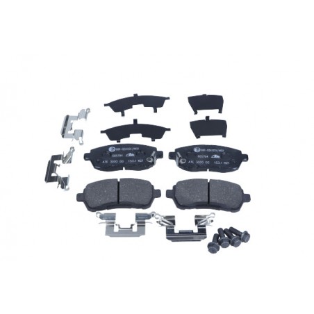 Klocek hamulcowy kpl. przód pasuje do: DAIHATSU MATERIA, SIRION  FORD FIESTA VI  MAZDA 2  SUBARU JUSTY IV  SUZUKI BALENO, SWIF