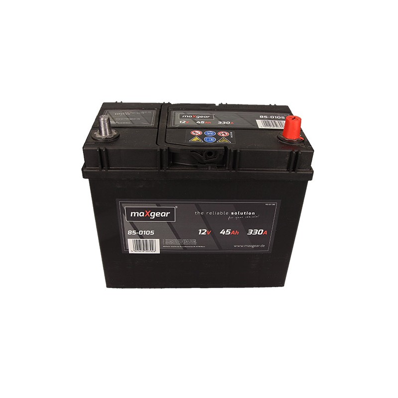 AKUMULATOR 12V 45AH/330A L- 238X129X227 DŁ./SZER./WYS. JAPAN (KLEMY WĄSKIE)
