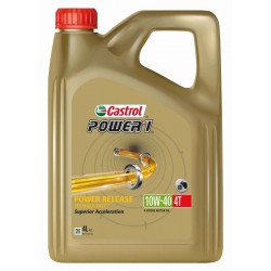 Olej do silników 4T 4T CASTROL Power 1 SAE 10W40 4l SN JASO MA-2 Półsyntetyczny