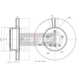 TARCZA HAM. BMW P. E60/E61