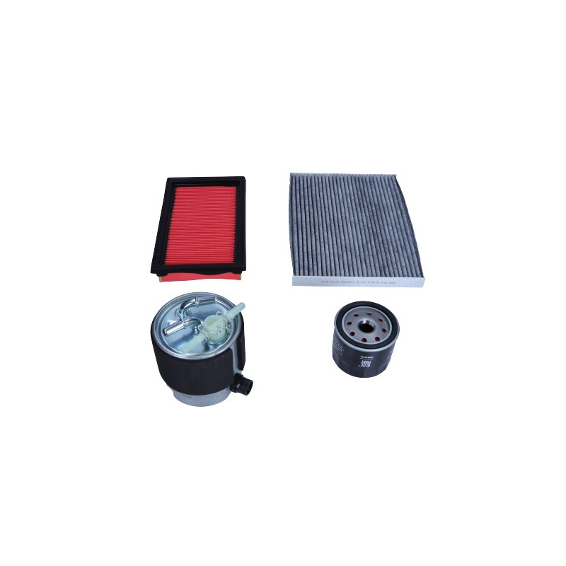 ZESTAW FILTRÓW NISSAN QASHQAI 1,5DCI 08-13 !!!FILTR OLEJU+PALIWA+POWIETRZA+KABINOWY!!! ZASTOSOWANIE JEDYNIE NISSAN QASHQUAI