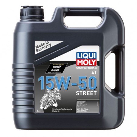 OLEJ LIQUI MOLY 15W50 4L 4T MOTORBIKE STREET / MOTOCYKLE