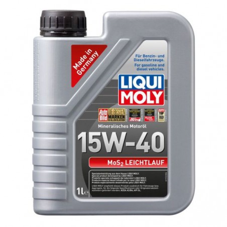 OLEJ LIQUI MOLY 15W40 4L MOS2 LEICHTLAUF SUPER A3/B4