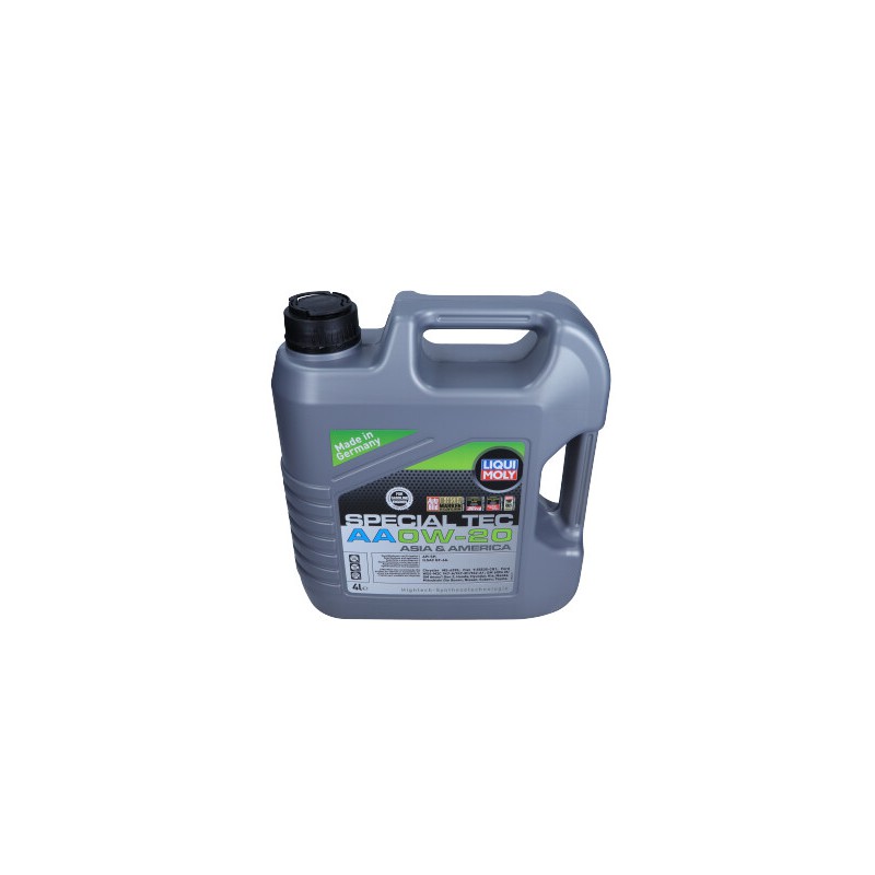 OLEJ LIQUI MOLY 0W20 4L SPECIAL TEC AA SN GF-5 / MS-6395 / WSS M2C 946-A / GM 6094 M