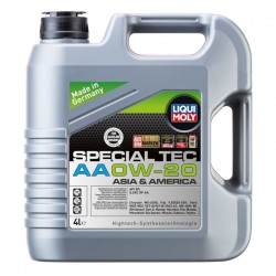 OLEJ LIQUI MOLY 0W20 4L SPECIAL TEC AA SN GF-5 / MS-6395 / WSS M2C 946-A / GM 6094 M