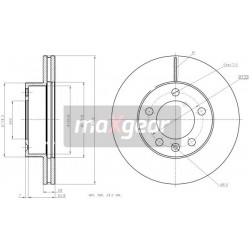 TARCZA HAM. RENAULT P. MASTER 10-
