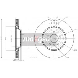 TARCZA HAM. VW P. A4/A5 07-/Q5/A6 09- 345X30