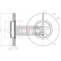 TARCZA HAM. VW P. A4/A5 07-/Q5/A6 09- 320X30
