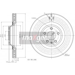 TARCZA HAM. VW P. A6 04- 347MM