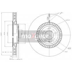 TARCZA HAM. VW P. A6 09- 356X34