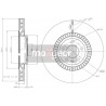 TARCZA HAM. VW P. A6 09- 356X34