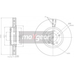 TARCZA HAM. VW P. T5/T6/PASSAT/CC B6/B7 09- 340MM