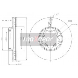 TARCZA HAM. FORD P. TRANSIT 14-/CUSTOM 12-
