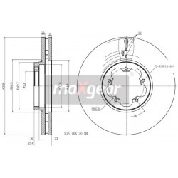 TARCZA HAM. FORD P. TRANSIT 2,0-2,2 TDCI 12-