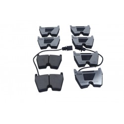 KLOCKI HAM. AUDI P. A4/A5/R8 4,2-5,2 QUATTRO 05-15 QUARO SILVER CERAMIC