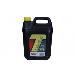 Płyn hamulcowy DOT5.1 (5L) [dry (suchy): 269°C, wet (mokry): 167°C, lepkość: 810mm²/sek.] SAE J1703, ISO/DIN 4925