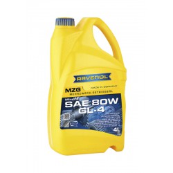 Olej MTF MZG (4L) SAE 80  API GL-4  FORD SQ-M2C9008-A  MAN 341 TYP E1  MAN 341 TYP Z1  MB 235.1  MIL-L-2105D  ZF TE-ML 02A  ZF